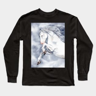 Pale White Horse Long Sleeve T-Shirt